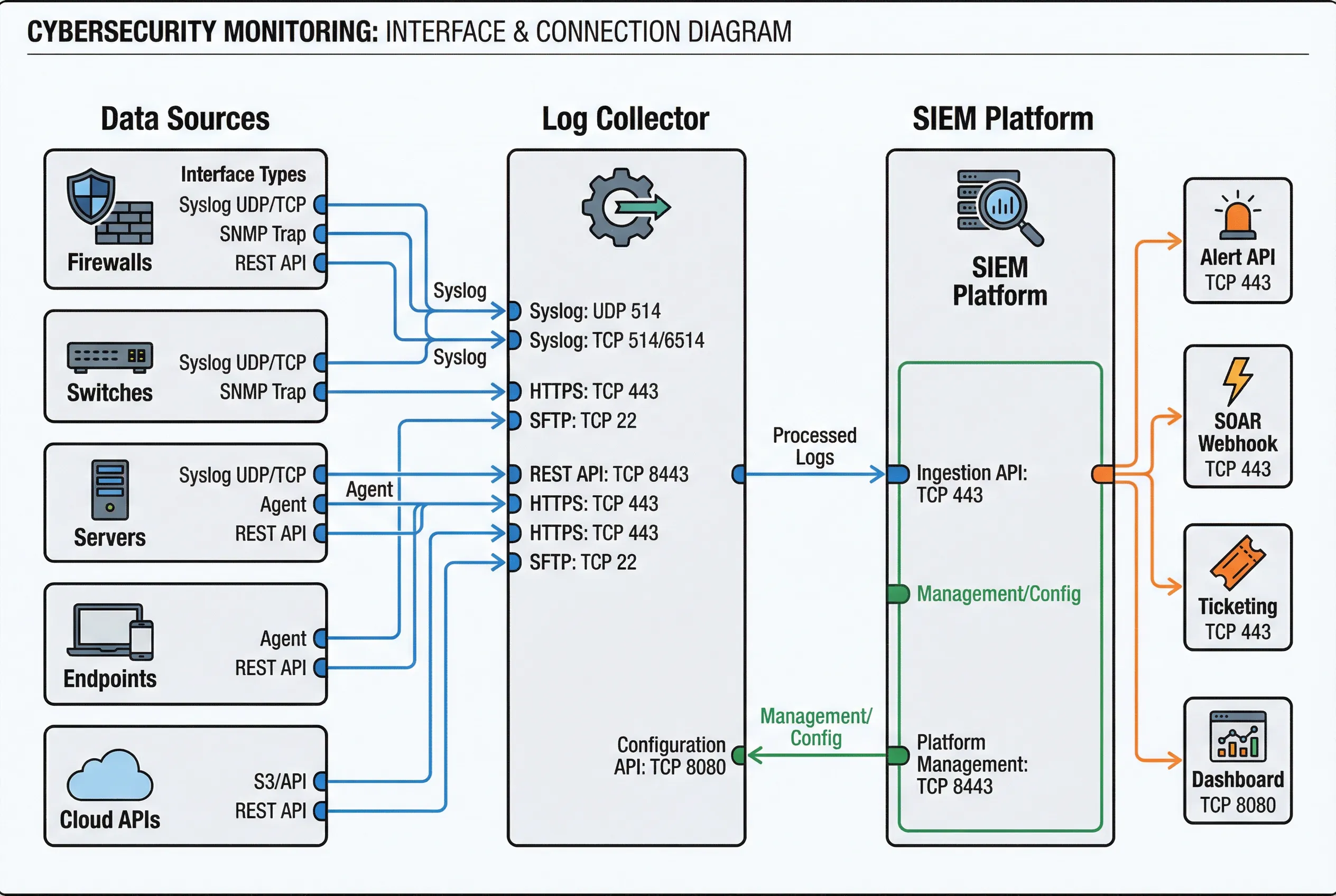 Interface and Connection Logic Diagram