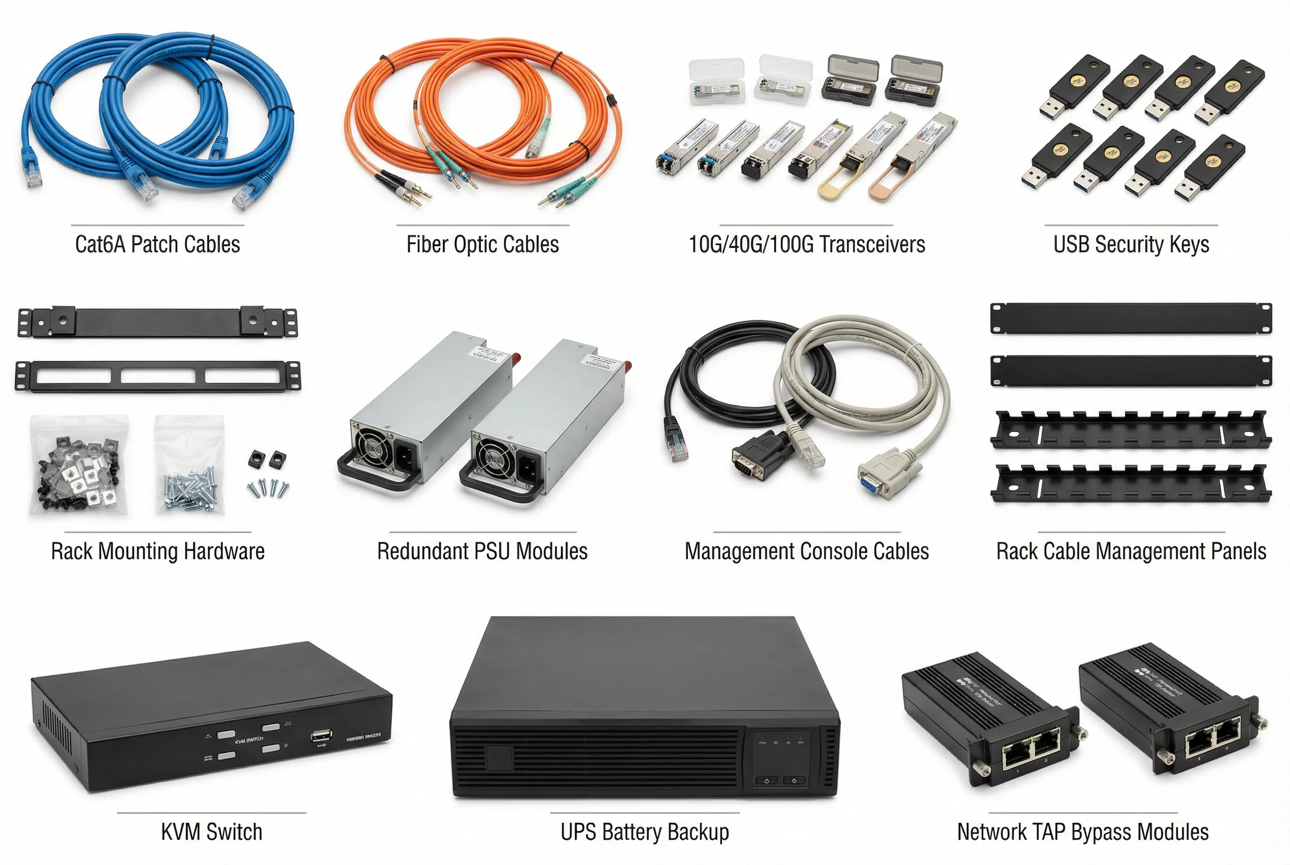 Cybersecurity Monitoring System Accessories Checklist